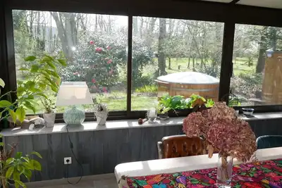 Image de Maison familiale tout confort, jacuzzi et sauna