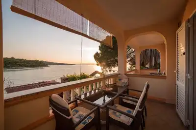 Image de Appartement dans Kampor avec vue mer, Balcon, Climatisation, Wifi (4838-2)
