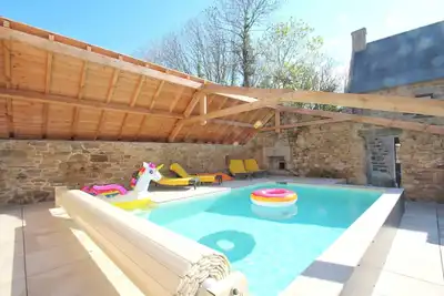 Image de Villa piscine chauffée bord de mer pour 8 pers.