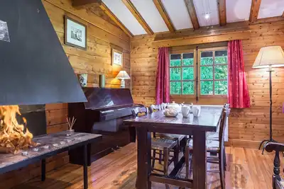 Image de Chalet plein soleil 2 chambres à Megève, proche pistes