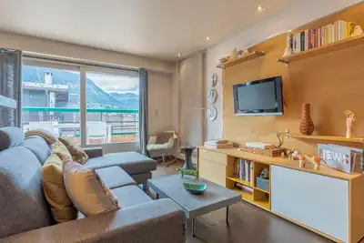 Image de Charmant 3 pièces en plein centre de Megève avec terrasse, 2 chambres et toutes commodités