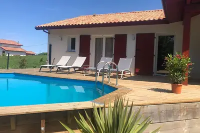 Image de Havre de paix avec piscine au coeur du Pays Basque - 10 min des plages