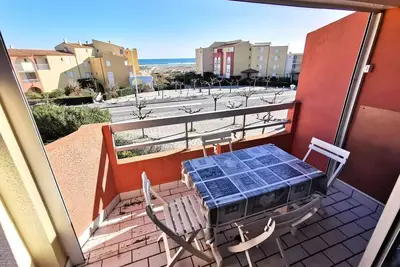 Image de Lumineux appartement deux pièces à Port Leucate. Réf: 1COP_414D