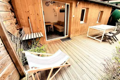 Image de Centre ville, 6 personnes, 2 studios indépendants avec terrasse.