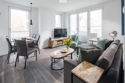 Image de High-quality 3-room apartment with spacious living room. Roof terrace, Norderney