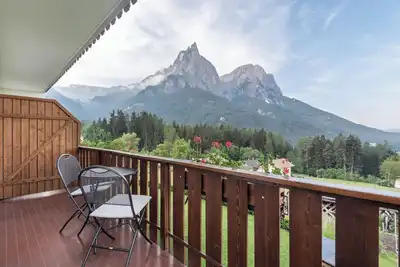 Image de Appartement \"Haus Lohengrin - Ferienwohnung 1\" avec vue sur les montagnes