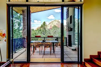 Sedona Ellin Amazing Views+Spa-like Baths+Hot Tub+Exercise Machine+Tesla Charging Station!