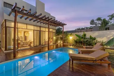 Image de Casa Cortina a Chic Tropical Hideaway in Tulum