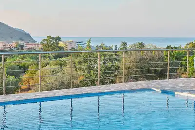 Image de villa rose crete