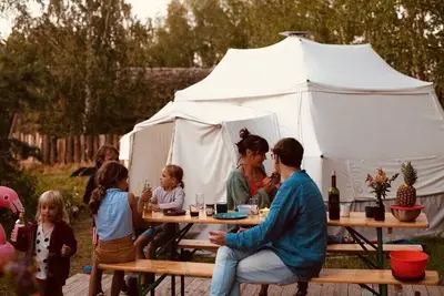 Image de Domo Camp Losheim Am See - Domo Glamping tent for 2p-5p near the lake