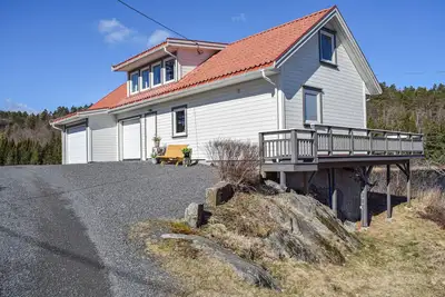 Image de Bel appartement à Risør avec WiFi