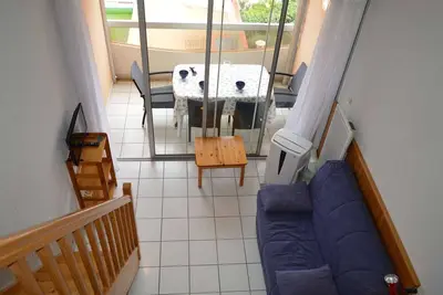 Image de Studio/Mezzanine Climatisé 4 Pers. à 100m Plage avec Piscine et Parking – Argelès-sur-Mer