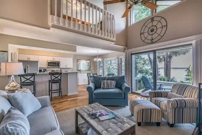 Image de Charming 3b/2b Waterfront Bluff Villa 2017 on Dataw w/ Beach Pass & Bikes