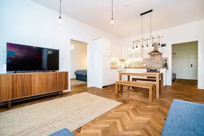 Image de Elegant, modern, 2-bed flat by Museum of Prague