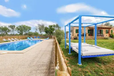Image de Finca Calderitx avec vue sur les montagnes, piscine et connexion Wi-Fi