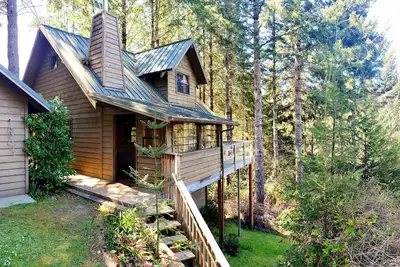 Image de Charming Woodland Cabin in a Coastal Forest Above the Fog