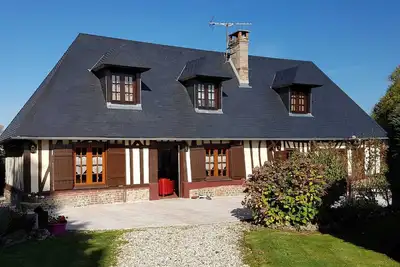 Image de Vieille maison normande à colombages