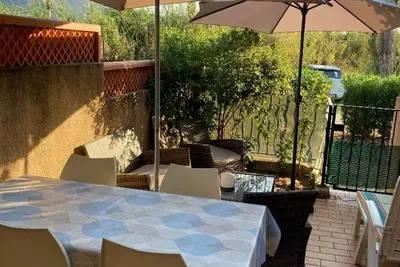 Image de studio cosy duplex 50 m de le plage.