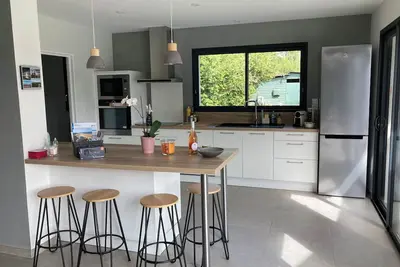 Image de Villa Marcassin 2021 classée 4*, 150 m2, piscine chauffée plage à 3 kms au calme