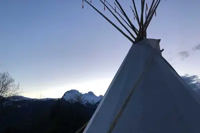 Image de Tepee at the Lama- & Alpakahof Triesenberg