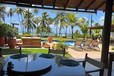 Image de Beachfront house in Praia do Forte, with cook