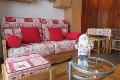 Image de Beau Studio 4 Pers Rénové Déco Montagne