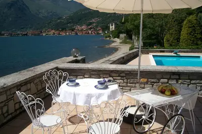 Image de 3-room apartment with pool, terrace, sunbathing area and lake access