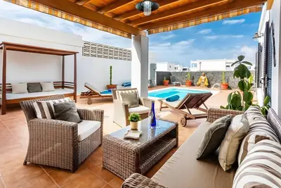 Image de Villa Alfredina avec vue sur la montagne, piscine et Wi-Fi