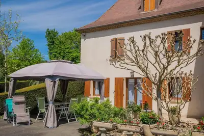Image de Maison de vacances avec terrasse et vue