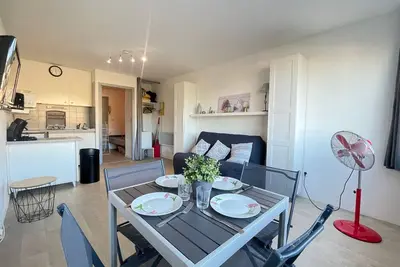 Image de Studio cabine 3 pers. avec parking, à 450 m des plages