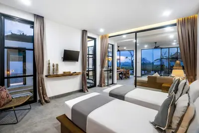 Image de **New** Lovely 2br Villa 10-min walk to the Beach