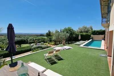Image de Villa \"Villa Portol\" avec vue sur la mer et les montagnes, piscine, A/C, Wi-Fi, terrasse et jardin