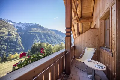 Image de Appartement \"Kuglerhof 2\" avec vue sur les montagnes, Wi-Fi, balcon, terrasse et jardin