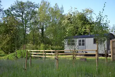 Image de Large Luxury Shepherds Hut with Hot Tub near Bath