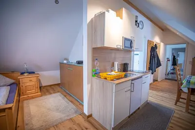 Image de Apartment Haus Maria Waldblick Hühnernest 20 sqm with single kitchen, near Legoland