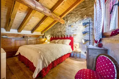 Image de Maison de vacances 'Arpy An' avec vue sur les montagnes, balcon et Wi-Fi