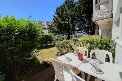 Carnac : Studio Cabine avec Piscine chauffée, proche Plage et Thalasso, Animaux bienvenus