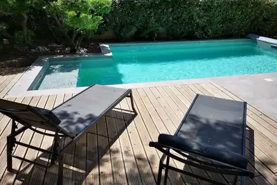 Image de Contemporary villa 180m2, 5 bedrooms, swimming pool, 20 minutes from the beaches