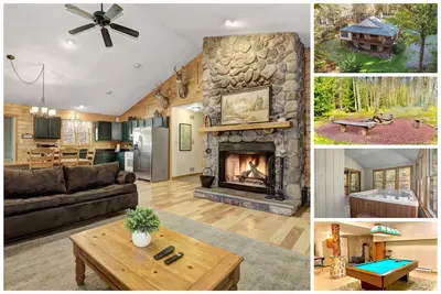 Image de Woodland Cabin Getaway w/FirePit, HotTub, GameRoom Edit