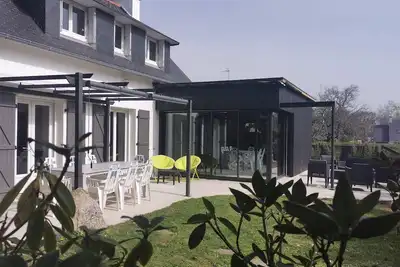 Image de The beach at - 600 m on foot via an enchanting path in the Beg Meil enclosed garden