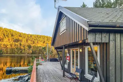 Image de Belle maison à Lysøysundet avec cuisine