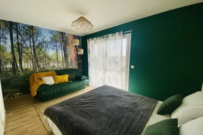 Image de Maison de Vacances sur la Dune Esprit Surf 10 personnes Anda Bisca Beach House (162)