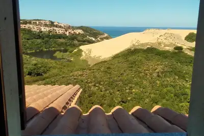 Image de Sea, sand dunes, lake and Mediterranean forest like a postcard