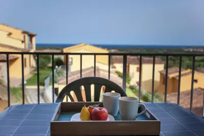 Image de Appartement \"Diana 1\" près de la plage avec vue sur la mer, jardin, balcon et terrasse