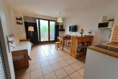 Image de 200m du centre station, 6ème étage, balcon, télévision, casier à ski, 36m², Serre Chevalier