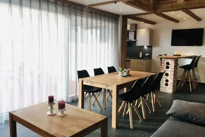 Image de Ferienwohnung mit Ebenerdiger Terrasse und Balkon