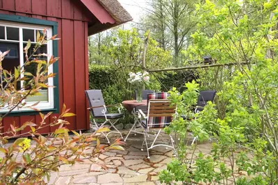Image de House on the Prerow Stream, Pipe-roofed house on the Prerow Stream