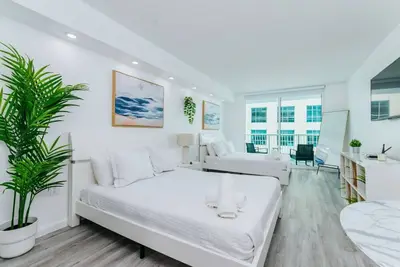 Image de Comfy Studio, 2Queen Beds @ Brickell, Free Parking