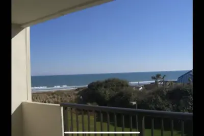 Oceanfront condo only 100 steps from the beach!