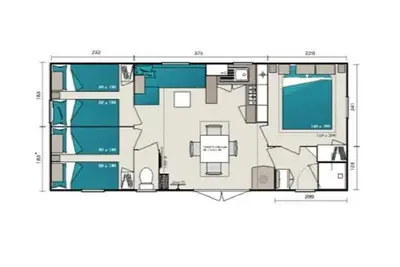 Image de Vias - Camping La Carabasse - Mobil Home 6 - 8 personnes